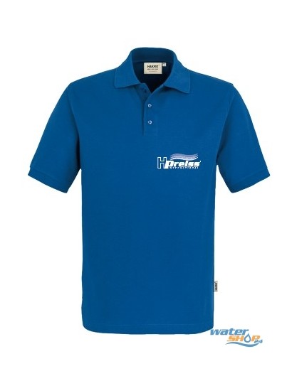 Polo-Shirt Mikralinar® mit Logo - royal