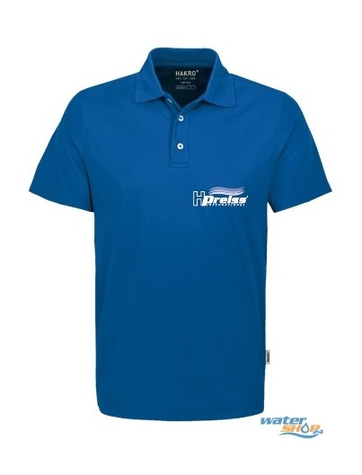 Sommer Polo-Shirt COOLMAX® mit Logo - royal
